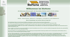 Desktop Screenshot of biohome.ch